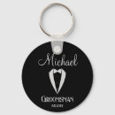 Search for black bow key rings Groomsman