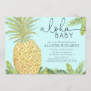 Search for pineapple baby shower invitations Tropical