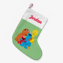 Search for kids show christmas stockings Big bird