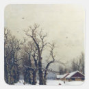 Search for winter scenes stickers Village