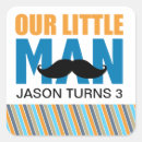 Search for moustache man stickers Birthday