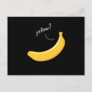 Search for yellow bananas postcards Food