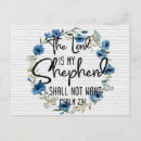 Search for lord is my shepherd postcards Christian