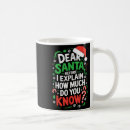 Search for explain mugs Dear santa before