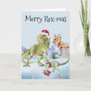 Search for tyrannosaurus rex christmas cards Jurassic