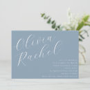 Search for large blue invitations Elegant