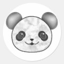 Search for black and white panda stickers Cute cartoon panda