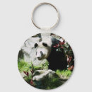 Search for wildlife panda key rings China
