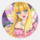 Search for fantasy butterfly stickers Watercolor