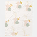 Search for bohemian blankets Botanical pattern