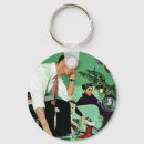 Search for decorated christmas tree key rings Vintage