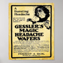 Search for headache posters Vintage