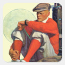 Search for retro golfer stickers Illustration