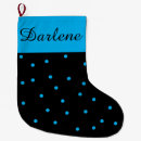 Search for turquoise christmas stockings Polka dots