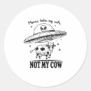 Search for alien humour stickers Cow