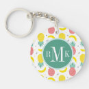 Search for bananas round key rings Tropical