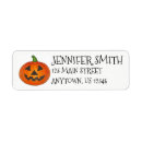 Search for pumpkin return address labels Orange