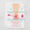 Search for teen spa party invitations Nail polish