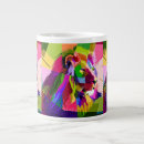 Search for abstract lion mugs Design