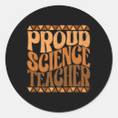 Search for proud teacher stickers Black