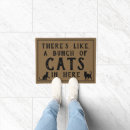 Search for funny cat doormats Cute