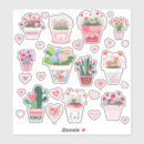 Search for flower pots stickers Flowers