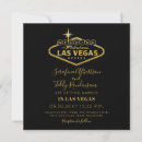 Search for las vegas destination wedding invitations Gold