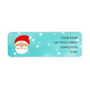Search for cute santa claus return address labels Xmas