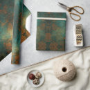 Search for patina wrapping paper Turquoise