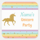 Search for unicorn for kids stickers Party