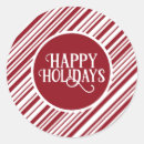Search for striped round stickers Candy cane