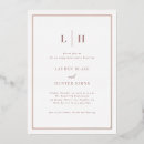 Search for gold foil engagement party invitations Typography
