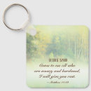 Search for matthew key rings Religious