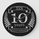 Search for 10th anniversary clocks 10 years
