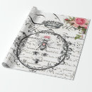 Search for queen bee wrapping paper Vintage