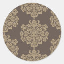 Search for gold pattern stickers Damask
