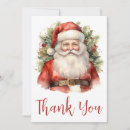 Search for santa claus thank you cards Watercolor