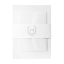 Search for ribbon wedding invitation belly bands Botanical