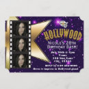 Search for hollywood birthday invitations Sweet