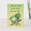 Search for irish luck cards Green