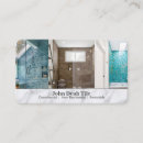 Search for bathroom tiles business cards Construction