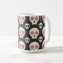 Search for skull pattern mugs Black