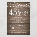 Search for 45th wedding anniversary invitations 45 years together
