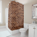Search for brick shower curtains Wall
