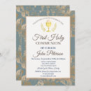 Search for vintage first communion invitations Simple