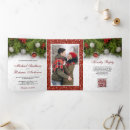 Search for holly and berries invitations Red and green