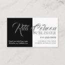 Search for simple front business cards Black and white