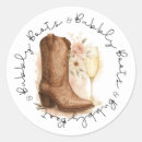 Search for country bridal shower stickers Champagne