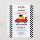 Search for cute race car birthday invitations Party