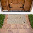 Search for footprints doormats Sand